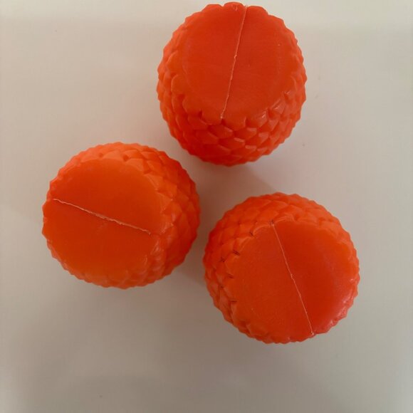 Minerware Pineapple Pitcher Cups 4 Pc Set Tiki Luau Blow Mold Style USA Vintage - Picture 5 of 9